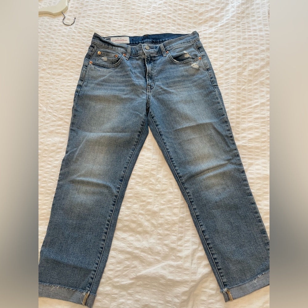 GAP Women's girlfriend midrise in Classic Blue size 28R